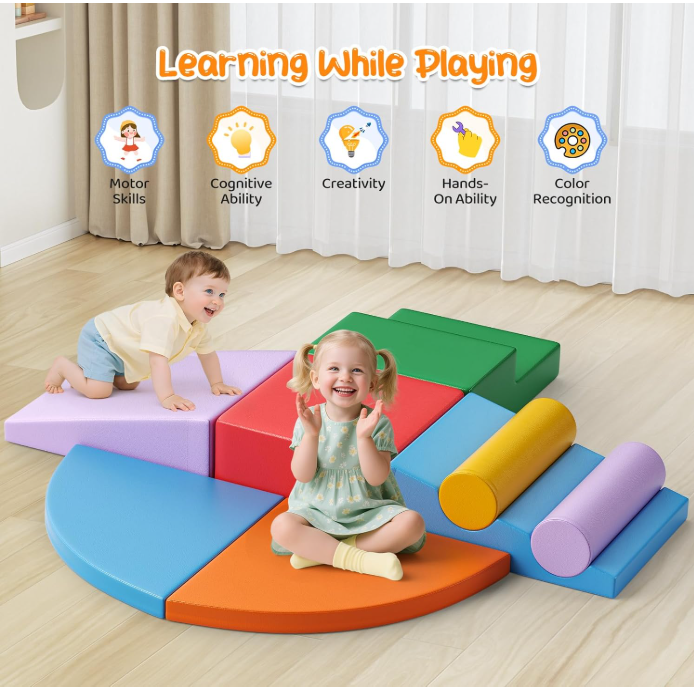 Why Foam Climbing Blocks Are the Best Playtime Essential for Toddlers (1–3 Years Old)