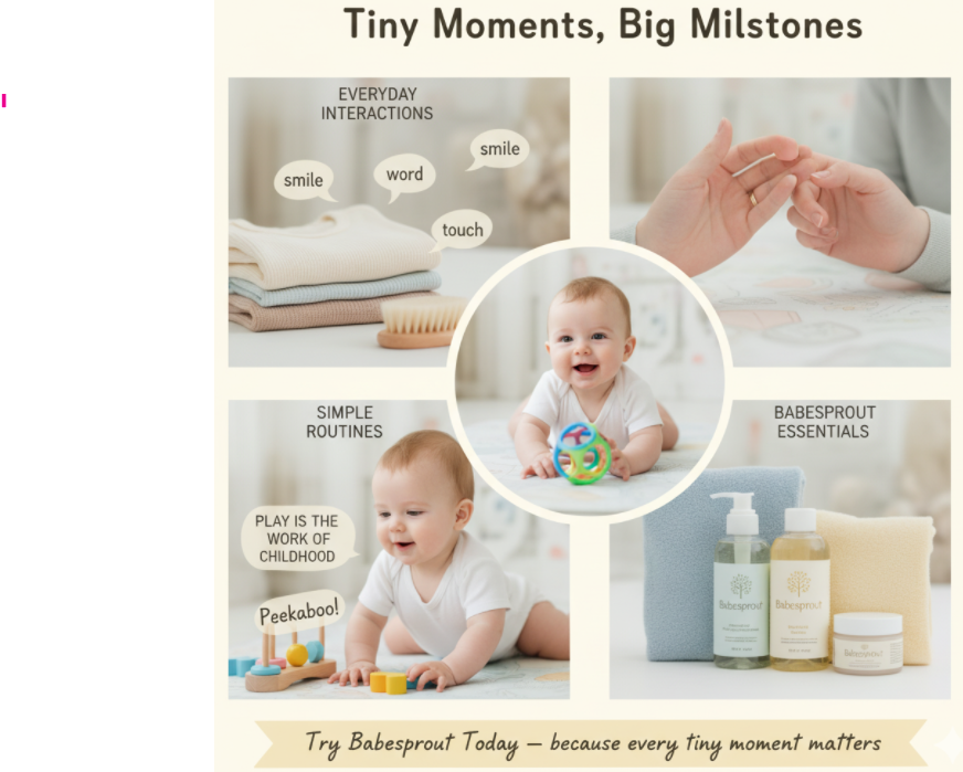 Tiny Moments, Big Milestones: How Everyday Interactions Shape Your Baby’s Development