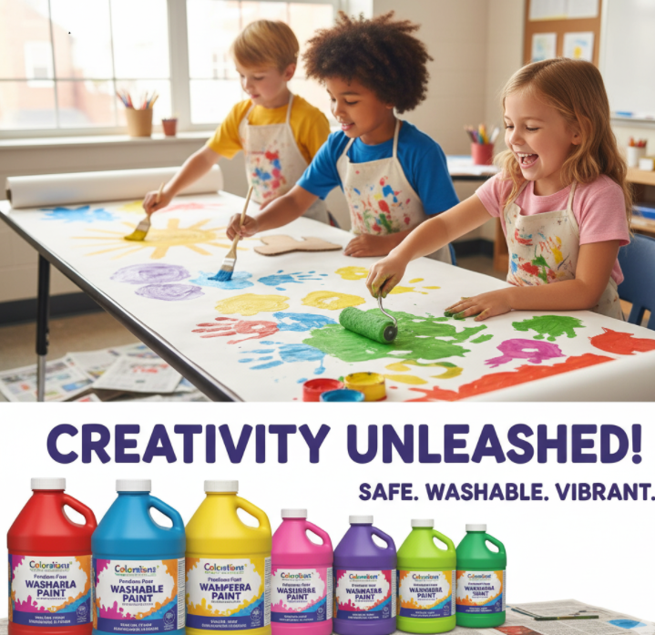 Creative Classroom Fun: Why Paraben-Free Washable Tempera Paint Is Every Teacher’s Must-Have
