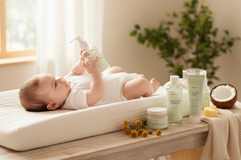 Natural Baby Skincare by Babesprout | Safe & Gentle for Newborns