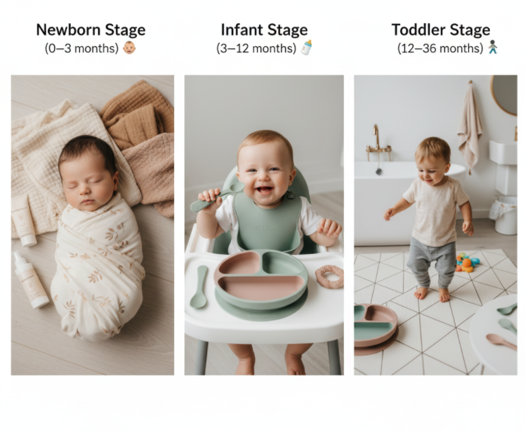 Baby Essentials for Every Stage: From Newborn to Toddler