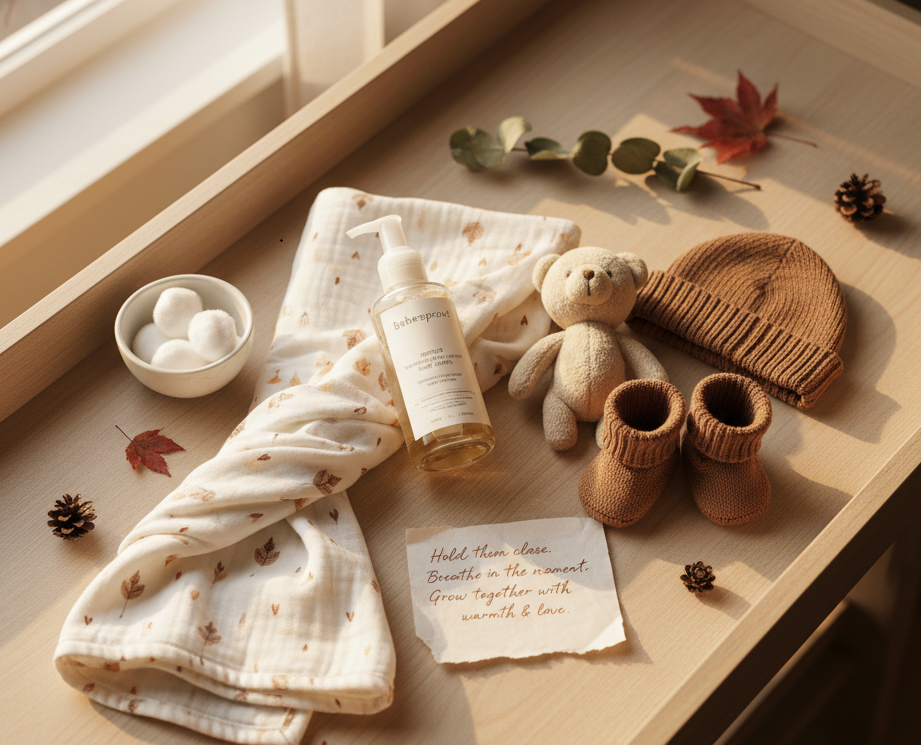 Soothing Fall Moments: Gentle Baby Care Tips for the Coziest Season