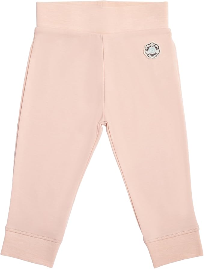 MON CHOU Organic Cotton Baby Pants - 100% Pima Cotton - Lightweight and Breathable Infant Pants for All Seasons