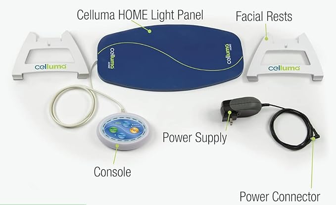 Celluma Home | LED Light Therapy | Two Modes of Treatment for Reducing Facial Wrinkles, or Muscle Aches & Pain