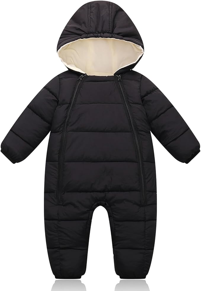 Toddler Snow Suit Baby Snowsuit Infant Boy Winter Coat Girl Puffer Clohtes 0-2T