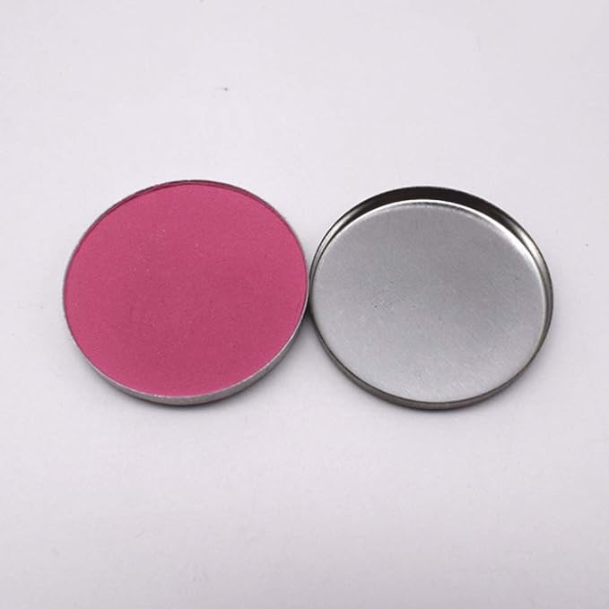 20 Pieces Empty Round Metal Tin Palette Pans Round Metal Pans Cosmetic Eyeshadow Pans for Eyeshadow Palette Magnetic Makeup Palette, 36mm Diameter 3.5mm Height