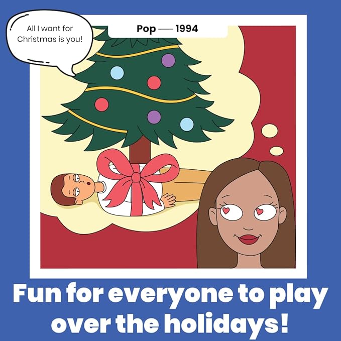 OFF TOPIC Name That Toon Music Game - Fun Party Games for 2+ Players - Adult Word Puzzle & Music Trivia Game