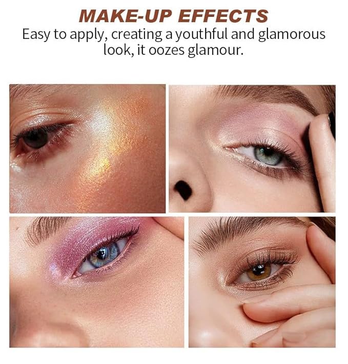 12 Colors Pink Eyeshadow Palette, Mini All in One Blush, Eyebrow & Eye Makeup Kit, Highly Pigmented Matte & Shimmer Shades, Big Artist Comprehensive Facial Makeup, Travel Friendly (02)