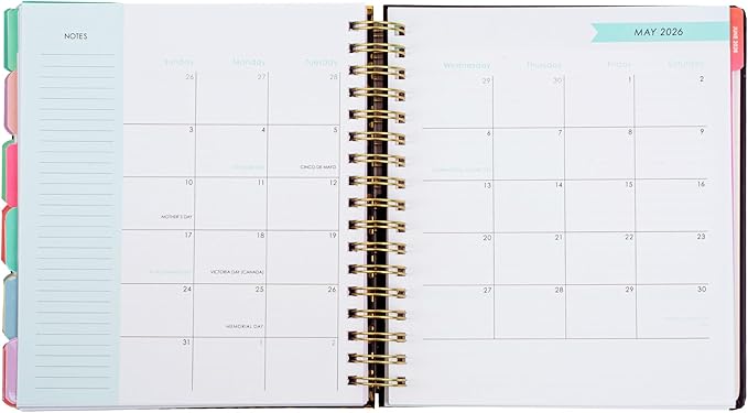 Votum August 2025 to January 2027 Large Back to School Academic Planner- Daily, Weekly & Monthly Organizer with Pens, Stickers, Sticky Notes, and a Sturdy Cover - Life is Good