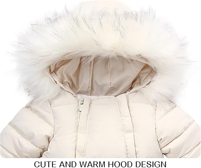 Baby Girl Winter Snowsuit Toddler Jacket Clothes For Boy Infant Jumpsuit Hoodied