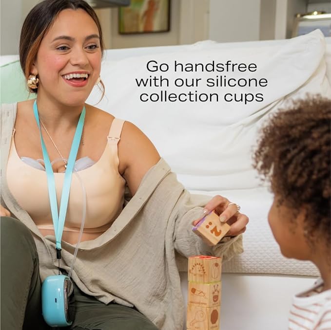 Zomee Z2 Double Electric Breast Pump – with Expression, Massage, and 2-Phase Modes - Hospital Grade Rechargeable, Portable, Hands Free Wearable Breast Pump