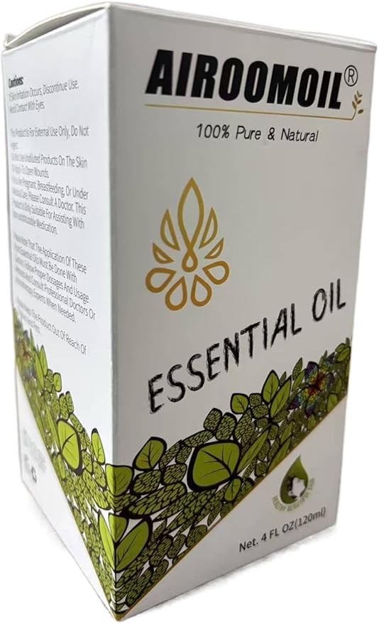 Pure Jasmine Essential Oil, 100% Pure Natural Jasmine Essential Oil, Premium Grade Essential Oils for Diffusers for Home, Skin, Care, Massage, Soap Making, Aromatherapy, 4 Fl Oz | 120ml