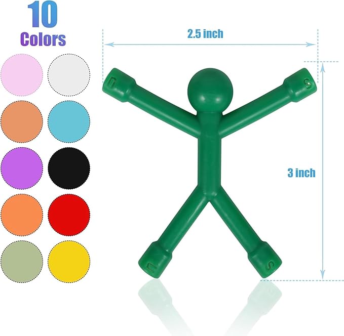 5 Pcs Magnets-Toys-Magnetic-Toys-Men-People, Magnetic People, Kids Travel Toys, for Refrigerator Magnets, Office, Whiteboard Decoration