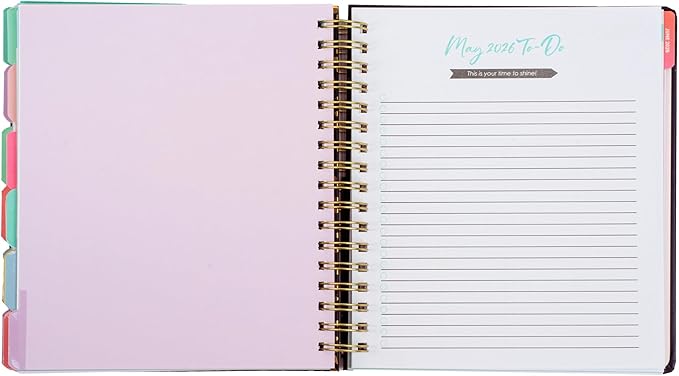 Votum August 2025 to January 2027 Large Back to School Academic Planner- Daily, Weekly & Monthly Organizer with Pens, Stickers, Sticky Notes, and a Sturdy Cover - With God All Things Possible