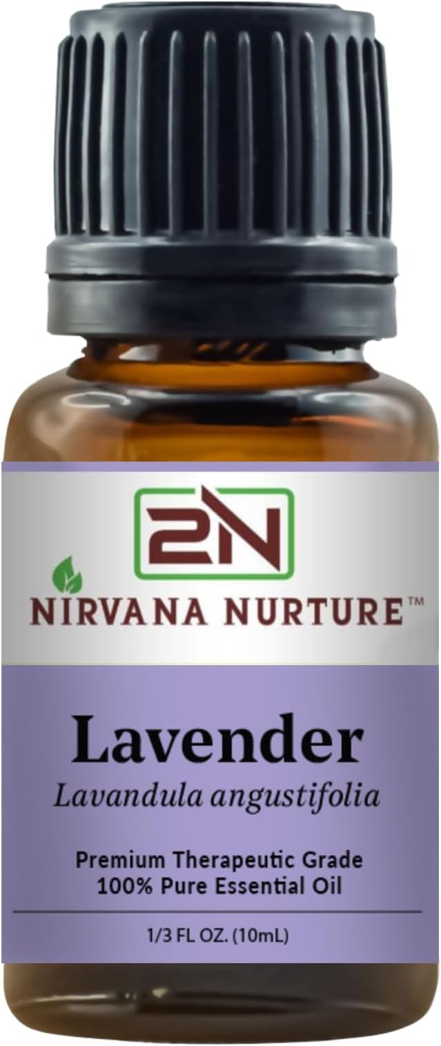 Lavender Essential Oil 100% Pure Premium Therapeutic Grade, Undiluted - Aromatherapy Diffuser for Calm and Relaxation, Skin Care, Hair Care