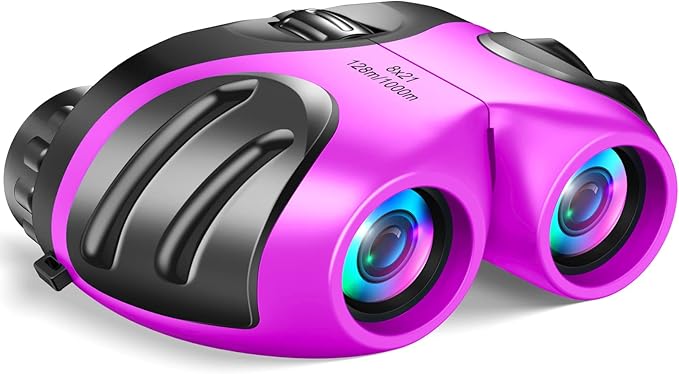 LET'S GO! Binocular for Kids, Compact High Resolution Shockproof Binoculars