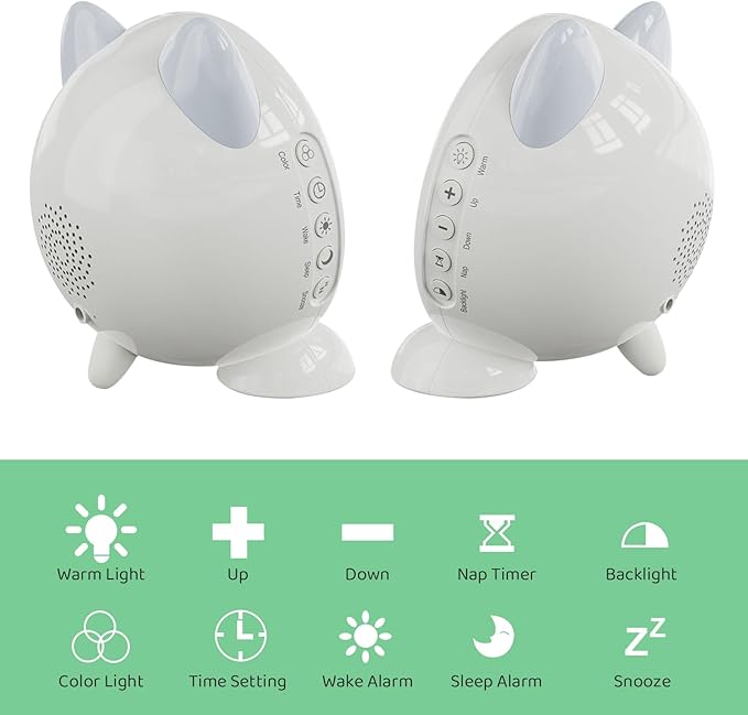 Toddlers Sleep Training Clock, Kids Alarm Clock with Night Light & Nap Timer, Ok to Wake Clock for Girls and Boys