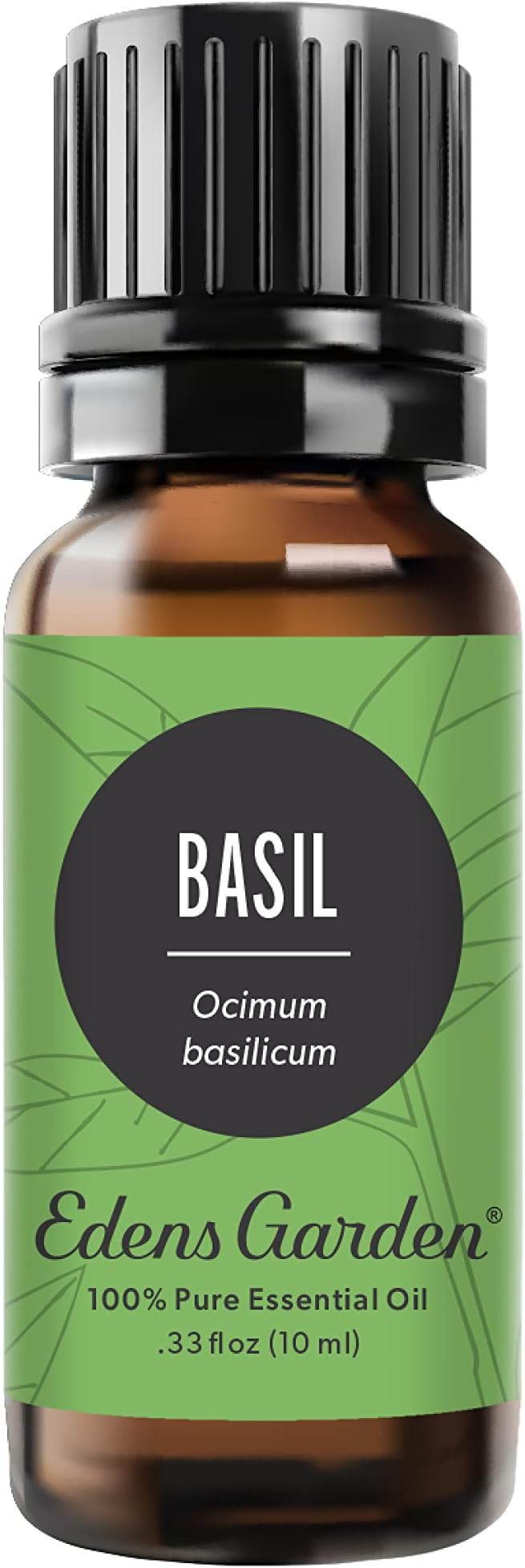 Edens Garden Basil Essential Oil- 100% Pure Premium Grade, Undiluted, Natural, Therapeutic, Aromatherapy, The Best for Diffuser, Skin, Candle, Laundry 10 ml (.33 fl oz)