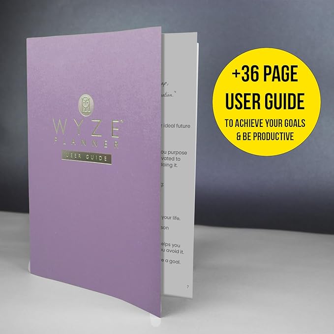 Undated Daily Planner – 1-Year B5 Productivity Organizer with Two-Page Weekly Spread, Goal Setting, Habit Tracker, Weekly & Monthly Pages – Hardcover Time Management Notebook (Lilac)