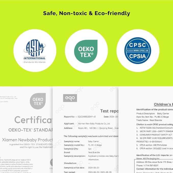 NEST BLANCHE Baby Carrier – Soft Cotton Linen Blend with Magnolia Jacquard Design, Adjustable and Ergonomic for Newborns and Toddlers (Daisy)