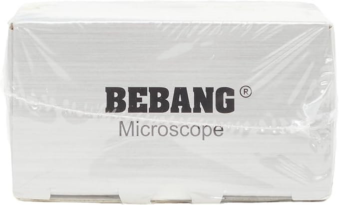 Pocket Microscope, 60x-120x Handheld Mini Microscope Kids with LED Lights, 5 Slides Specimens, BEBANG Portable Microscope for Kids Student Adults Microbiological Observation Lab Study, Educational Kit