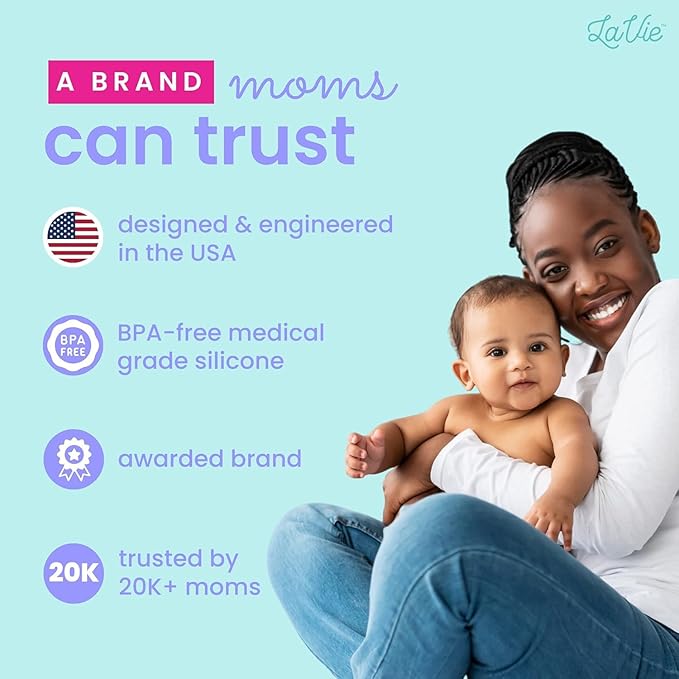 LaVie Warming Lactation Massager 3-in-1 Adjustable Heat + Vibration for Breastfeeding, Nursing, Pumping, Essential Support for Improved Milk Flow