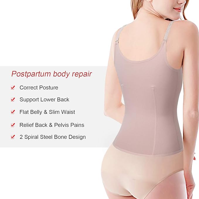 URSEXYLY Maternity Support Belt Postpartum Slim Waist Trainer Shapewear Recovery Waist Cincher Body Shaper