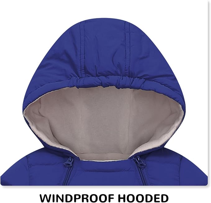 Toddler Snow Suit Baby Snowsuit Infant Boy Winter Coat Girl Puffer Clohtes 0-2T