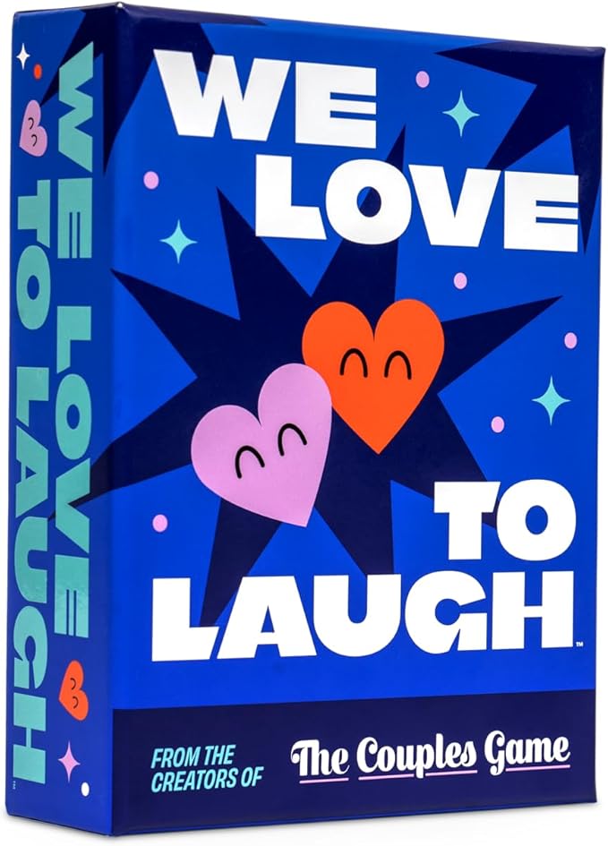 We Love to Laugh [Couples Game for 2 Players | Hilarious Relationship Card Game for Date Night, Anniversaries, Game Night | Couples Gift Idea, Don’t Laugh Couples Edition, Try Not to Laugh Game]
