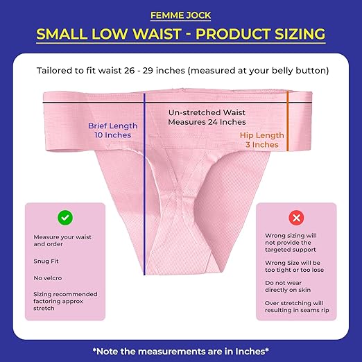 Women’s Pelvic Uterus Support Belt ― Girdle for Prolapsed or Dropped Bladder | Vulvar Varicosities | Postpartum Recovery | Symphysis Pubis | Dysfunction Pain Relief - Low Waist (Pink -