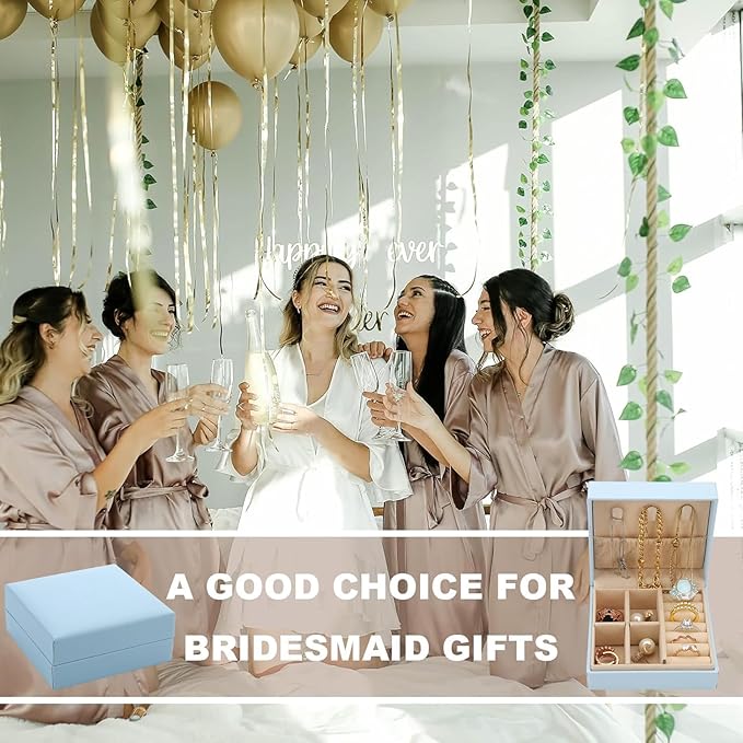 Bridesmaid Proposal Gifts Letter Cosmetic makeup bag bulk for Wedding Party Favors Bachelorette party decorations Toiletry Organizer Bag Makeup Case Gift (8, White&Gold)