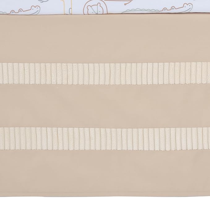 Lambs & Ivy Jungle Story 3-Piece Infant Safari Tan Baby Crib Bedding Set