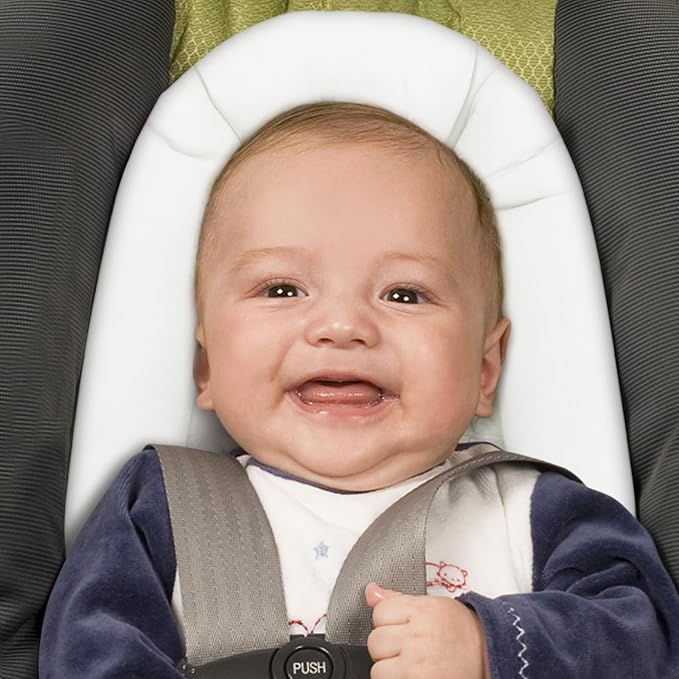 Pro Goleem Infant Car Seat Insert, Babybody Support for Toddler, Soft Minky Preemie Car Seat Insert, 2-in-1 Reversible, Perfect for Carseats, Strollers, Swings, Pink and White