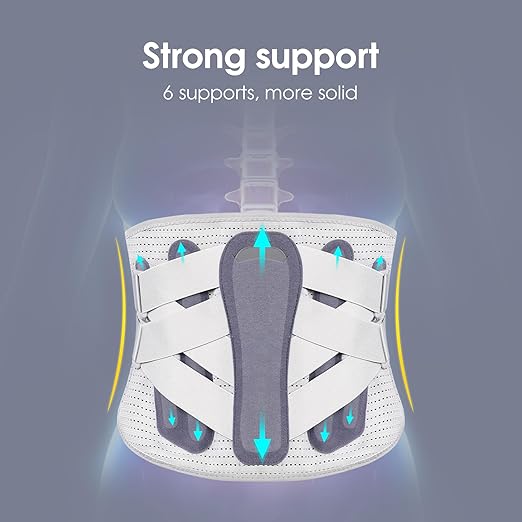 Elastic Abdominal Binder Lower Waist Support Belt, Post Surgery Postpartum Belly Band Wrap Back Support Belt Stomach Compression Wrap Waist Recovery for Men and Women (Medium)