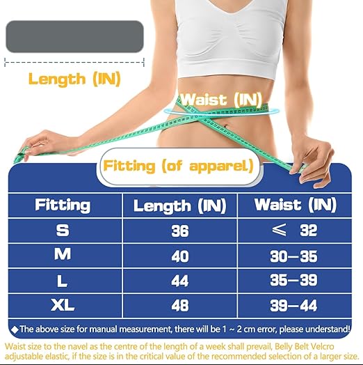 Postpartum Belly Band Wrap Back Support Natural Delivery Control Shapewear Binder Support Belt Girdle Women Tummy Control Waist Recovery Bamboo Charcoal Fiber (XL Grey)