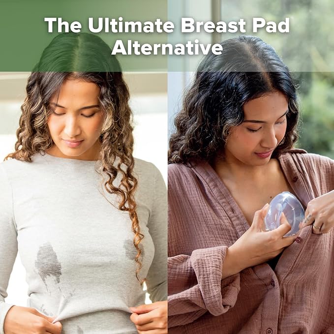 haakaa Ladybug Breast Milk Collector Breast Shells Milk Saver Nursing Cups for Large Milk Supply, Replace Disposable Breast Pads, Reusable & Wearable (150ml, 1 Pc)