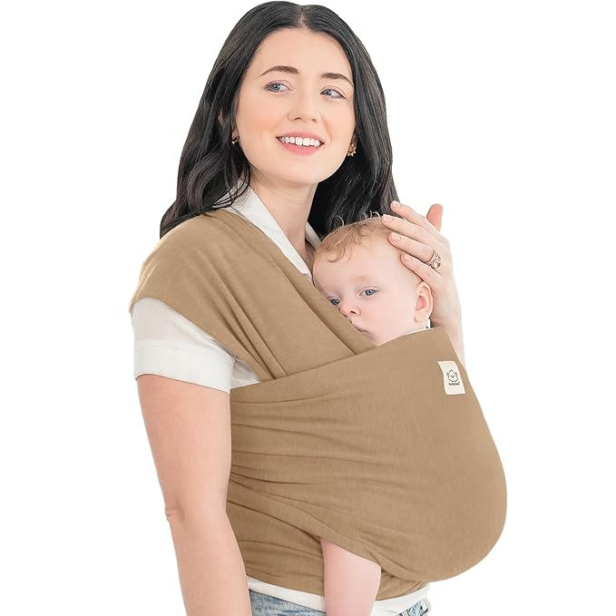 KeaBabies Baby Wrap Carrier - All in 1 Original Baby Carrier Newborn to Toddler Sling, Easy to Wear, Hands Free Bonding, Lightweight, Breathable Infant Wraps (Warm Hearth)
