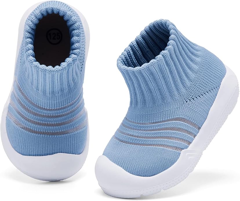 MORENDL Toddler Sock Shoes Baby Walking Shoes Infant Slippers Boys & Girls Non-Slip Sneakers