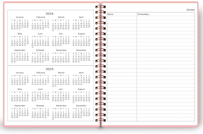 Undated Daily Planner - Undated Planner with Hourly Schedules, Action Items and Follow-up, A4 Daily Organizer Notebook to Increase Productivity, Appointment Book for Time Management, 8.5 × 11 Inch