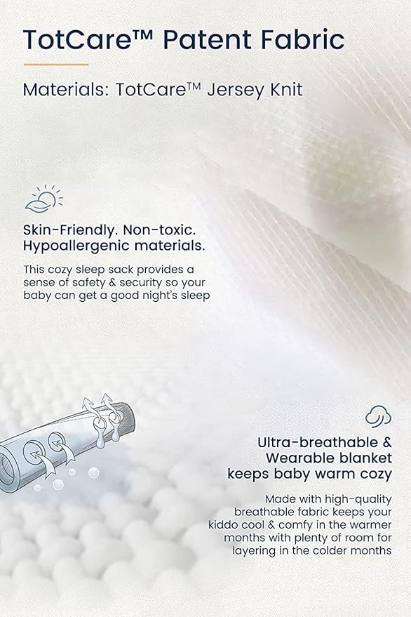 TotAha Sleep Sack 15-18-24 Months 0.5 TOG, Lightweight Summer Sleeping Sacks, Soft Babies Wearable Blanket with 2-way Zipper for Girl 3-Pack, 0.5 TOG