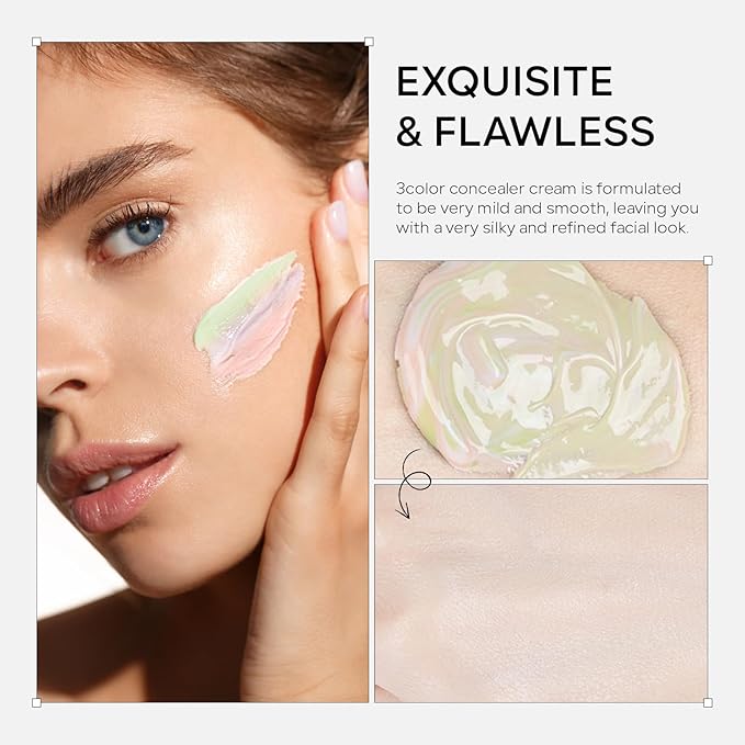 3 in 1 Color Correcting Makeup Primer Facial Serum, SPF 50 PA+++ Sunscreen Isolation Cream, Oil Control Moisturizing Skin Tone Correcting, One Step Color Corrector Face Primer