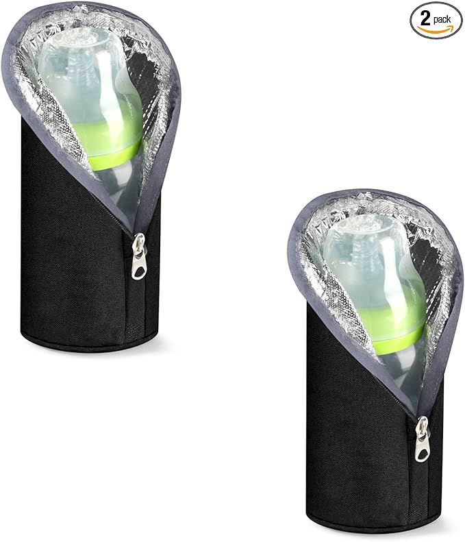 Accmor Baby Bottle Cooler Tote Bags, Insulated Breastmilk Cooler Bag, Nursing Bottle Warmer Bag for Nursing Mom Daycare Travel