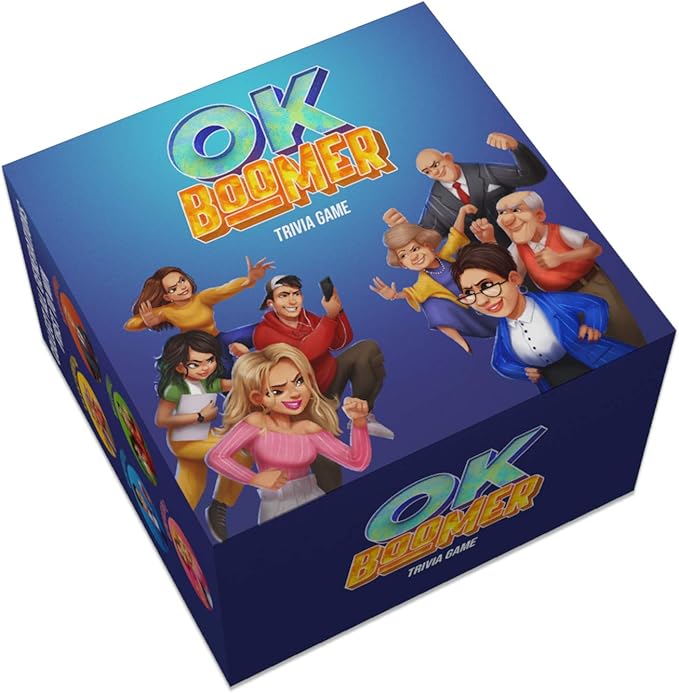 QUOKKA OK Boomer Family Generation Game Volume II - Board Game for Family Night - Trivia Card for Adults and Families - Fun Party Millennials vs Boomers for Ages 15+