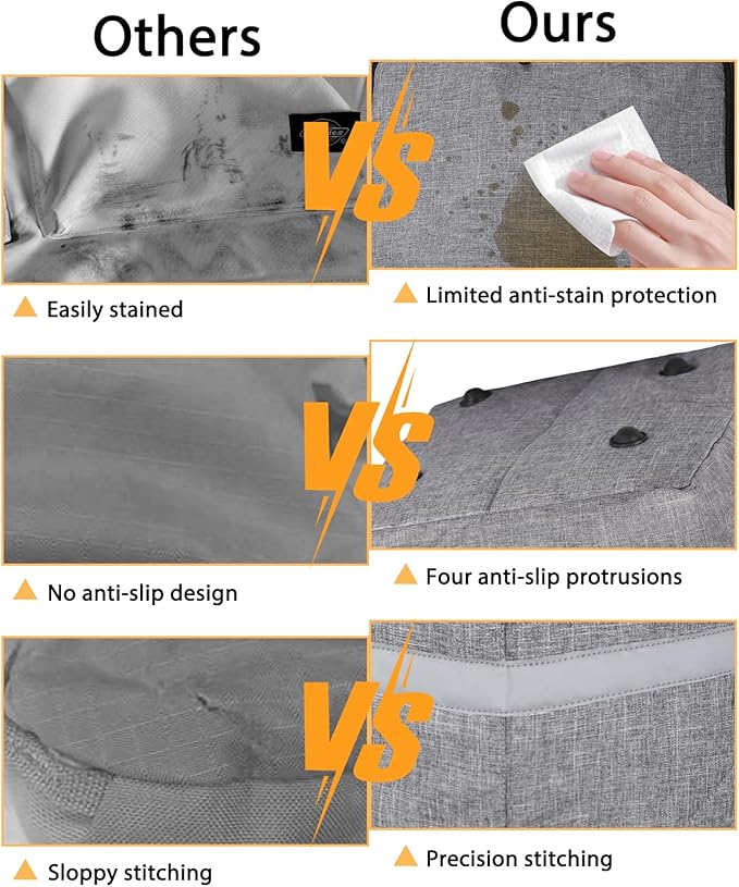 Car Seat Travel Bag for Airplane,Infant Seat Travel Bag with Shoulder Strap,Padded Car Seats Backpack with Reflective Stripes,Large Carseat Carrier Bag Travel Car Seat Cover,Grey