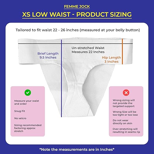 Women's Pelvic Orthotic Support Belt - Uterus & Bladder Support Girdle | Postpartum Recovery & Pain Relief | Low Waist White (X-Small)