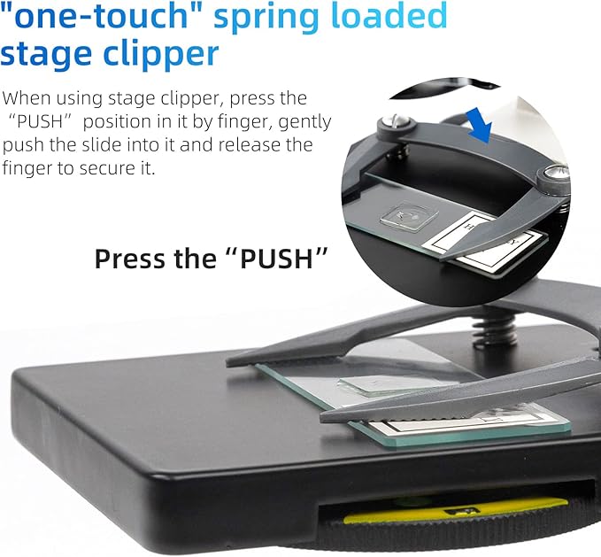 SWIFT Compound Monocular Microscope Kit Microscope for Adults Students Beginners,80X-2000X STEM Kit with All Metal Body Microscope, Carrying Box for School Laboratory Home Education SS121