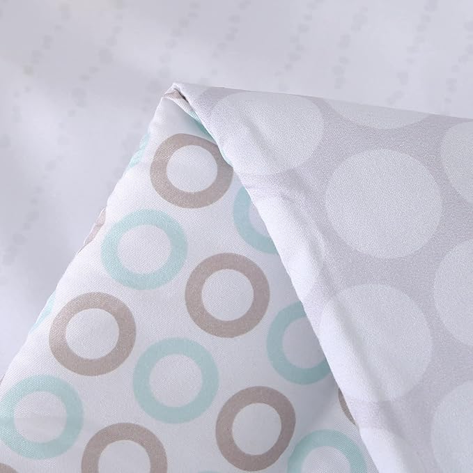 Wowelife Elephant Crib Bedding Set for Boys, Premium 3-Piece Baby Bedding Set, Elephant, Gray Crib Bed Sets, Newborn, Infant, Nursery Bed Set with Crib Sheet, Ruffle Comforter