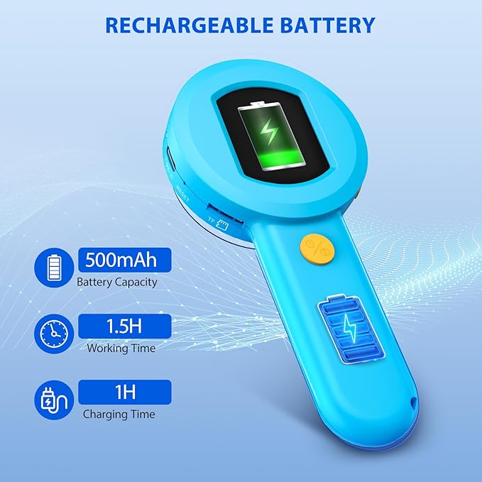 Microscope Magnifying Glass for Kids and Adults: 100X Portable Handheld Digital Microscope with Light - Pocket Jewelers Loupe with 2" Screen - USB Mini Coin Magnifier for Collector