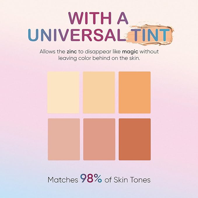Babe Shade Kids Tinted Mineral Sunscreen for Face with SPF 30 - Non-Nano Zinc, Reef Safe, Travel Size Water Resistant & Hypoallergenic Skin Care Formula for All Types of Skin Tone - Pack 2