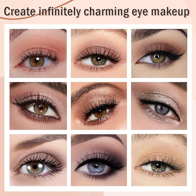 12 Girds Colorful Matte Shimmer Eyeshadow Palette for Eye Makeup,High Pigmented Eye Shadow Primers Powder Palet de sombras de ojos 12-A